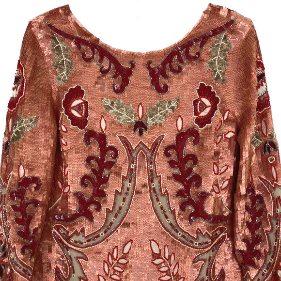 🌟Needle & Thread Tapestry Sequined Mini Dress - Picture 6 of 15